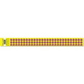 Pre Printed 1" Houndstooth Tyvek Wristband